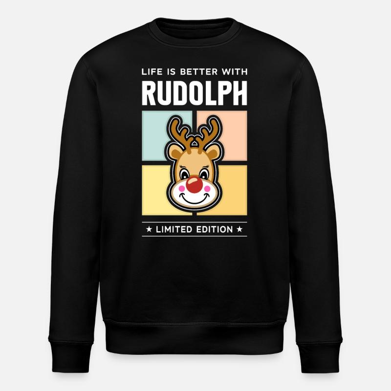 Rudolph - Sweat bio ROLLER Stanley/Stella Unisexe - noir