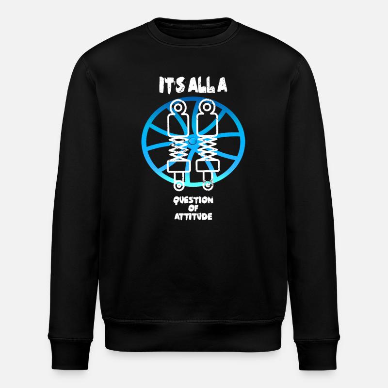 Fahrwerk Einstellung - Stanley/Stella Unisex Bio-Sweatshirt ROLLER - Schwarz