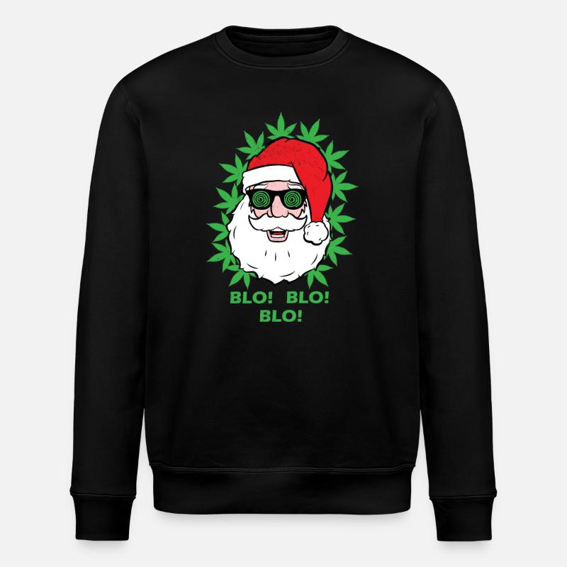 Père Noël - Blo ! Blo! Blo! - Sweat bio ROLLER Stanley/Stella Unisexe - noir