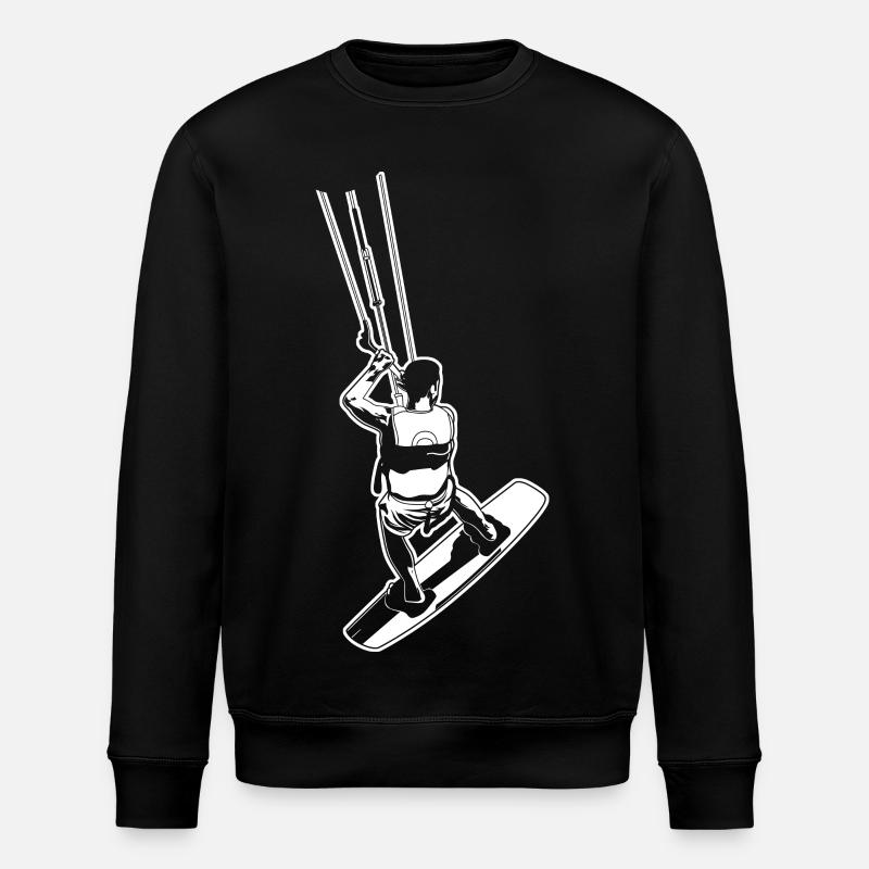 Kitesurfeurs - Sweat bio ROLLER Stanley/Stella Unisexe - noir