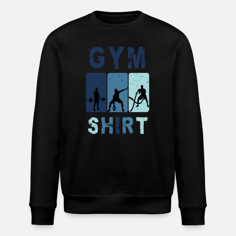 Sportshirt - Stanley/Stella Unisex Bio-Sweatshirt ROLLER - Schwarz