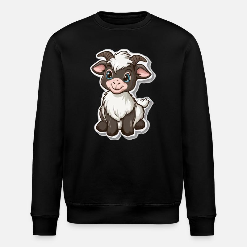 Ziege - Stanley/Stella Unisex Bio-Sweatshirt ROLLER - Schwarz