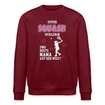 Courge Meilleure Maman Maman Fête des Mères Anniversaire - Sweat bio ROLLER Stanley/Stella Unisexe - bordeaux - Devant - Nik (191cm)