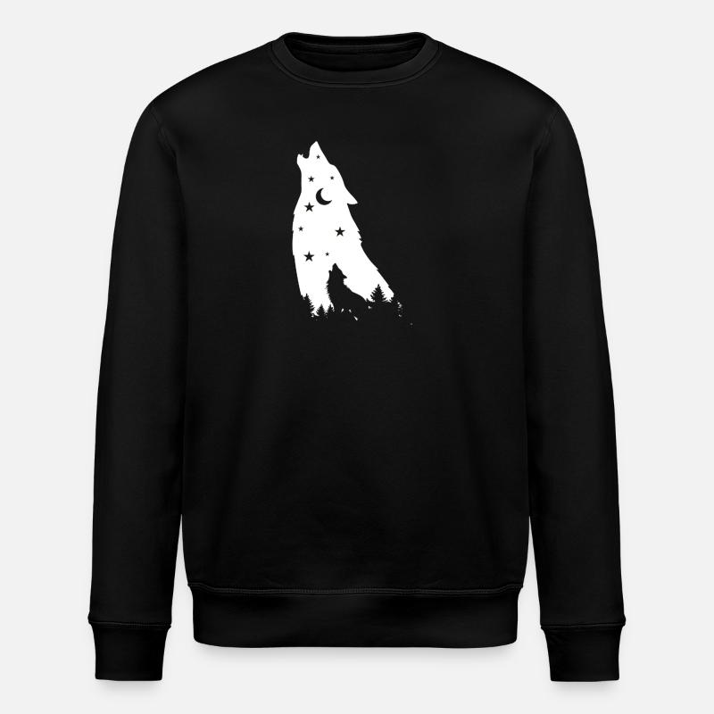 Star Wolf - Stanley/Stella Unisex Bio-Sweatshirt ROLLER - Schwarz