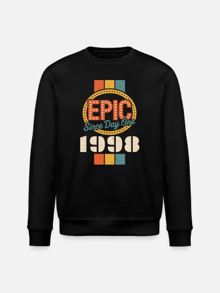 Legendary since 1998 - Stanley/Stella ROLLER Unisex Organic Sweatshirt - black