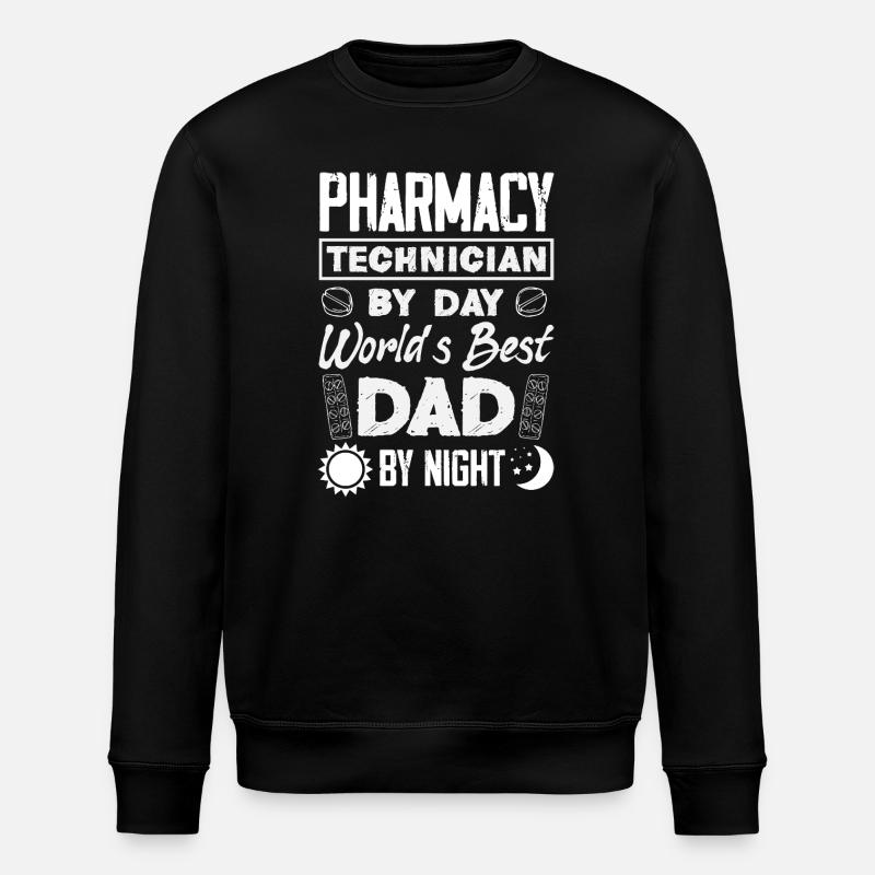 Pharmacien Technicien Pharmaceutique - Sweat bio ROLLER Stanley/Stella Unisexe - noir