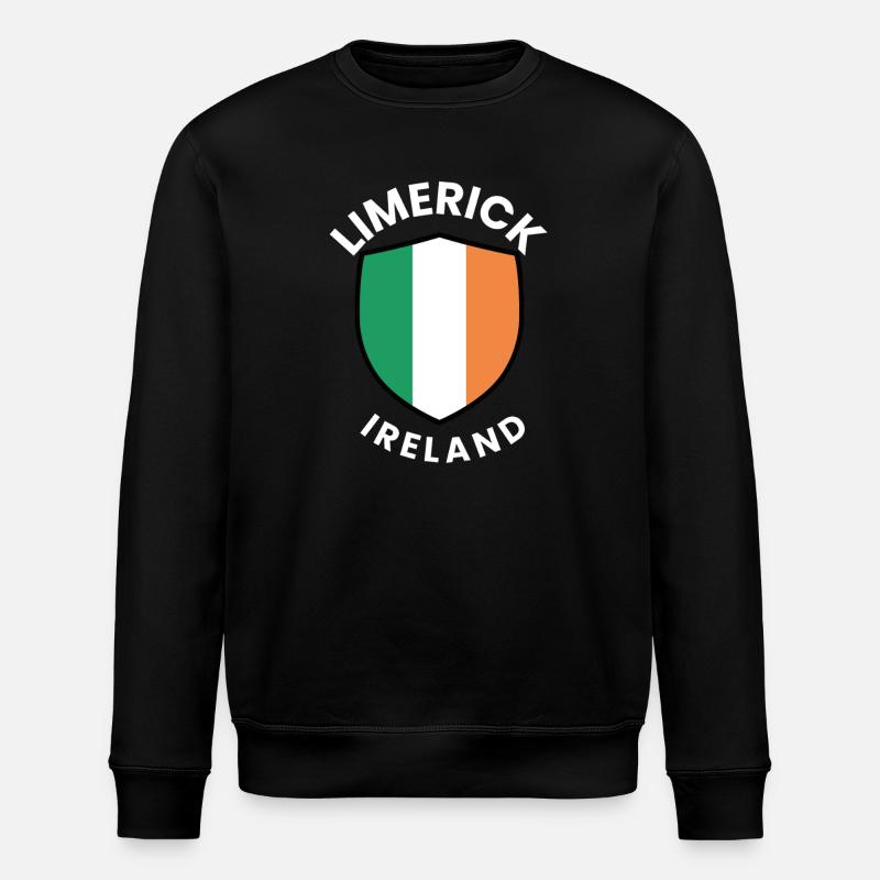 Drapeau irlandais de Limerick - Sweat bio ROLLER Stanley/Stella Unisexe - noir