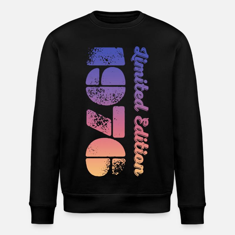 Millésime 1976 - Sweat bio ROLLER Stanley/Stella Unisexe - noir