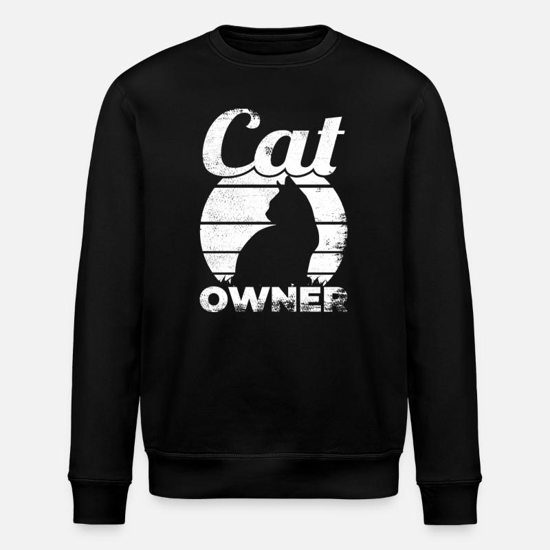 Propriétaires de chats - Sweat bio ROLLER Stanley/Stella Unisexe - noir