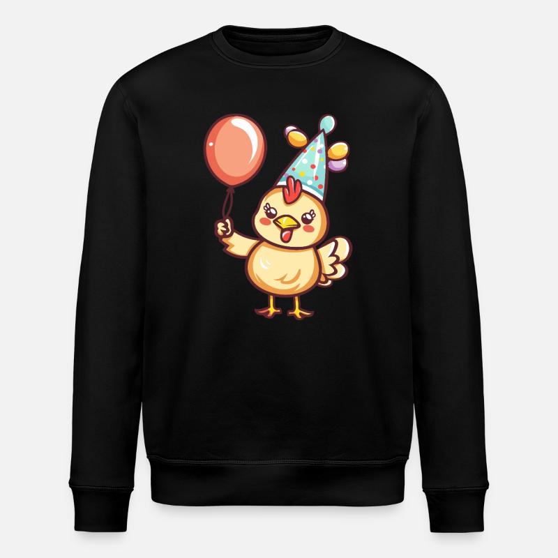 Coq Anniversaire Bébé - Sweat bio ROLLER Stanley/Stella Unisexe - noir