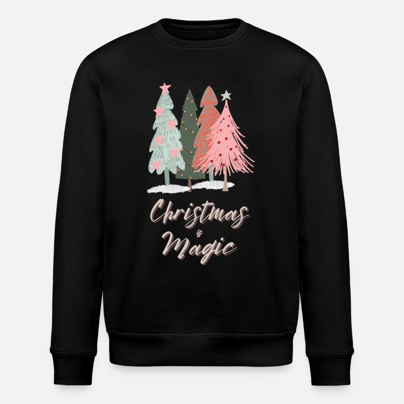 Christmas is Magic - Stanley/Stella Unisex Bio-Sweatshirt ROLLER - Schwarz
