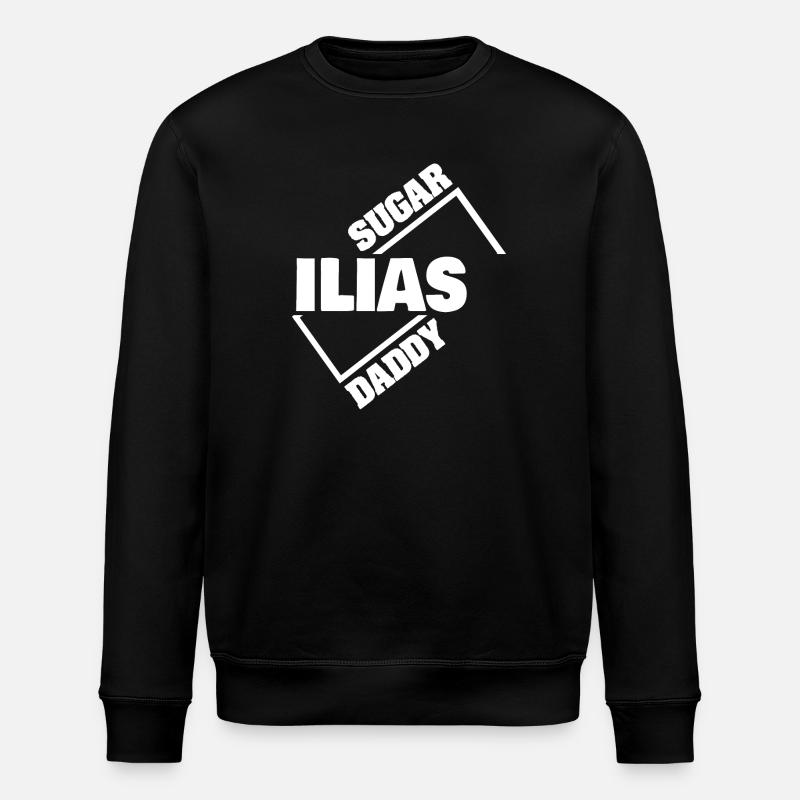 Sugardaddy Ilias - Stanley/Stella Unisex Bio-Sweatshirt ROLLER - Schwarz
