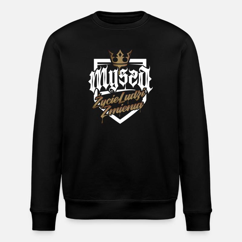 Mouse - Stanley/Stella ROLLER Unisex Organic Sweatshirt - black