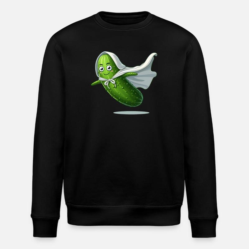 Concombre volant - Sweat bio ROLLER Stanley/Stella Unisexe - noir