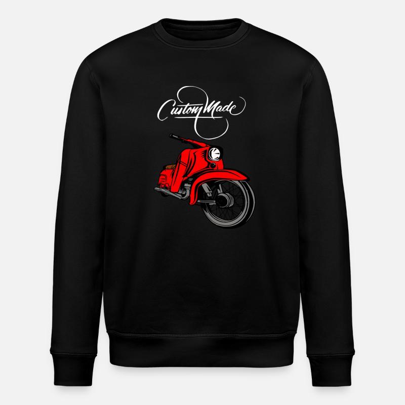 Simson Schwalbe GDR Moped - Stanley/Stella ROLLER Unisex Organic Sweatshirt - black
