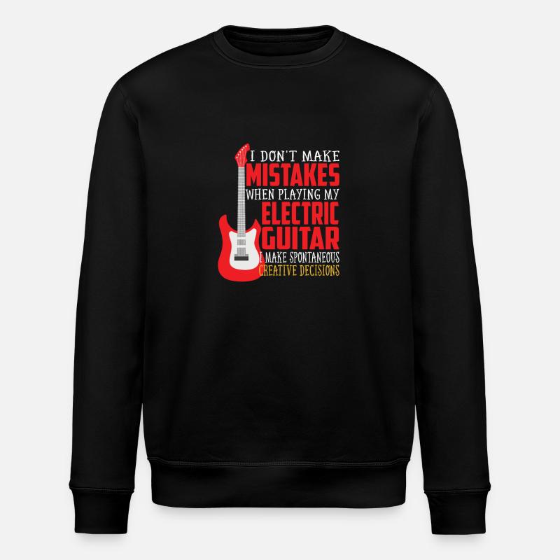 Elektrische Gitarre - Stanley/Stella Unisex Bio-Sweatshirt ROLLER - Schwarz
