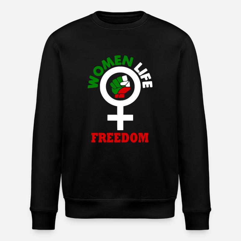 Women life freedom - Sweat bio ROLLER Stanley/Stella Unisexe - noir