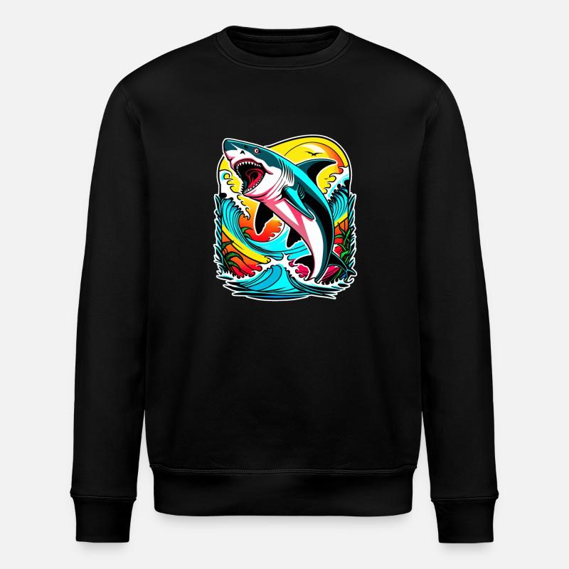 Hai - Stanley/Stella Unisex Bio-Sweatshirt ROLLER - Schwarz