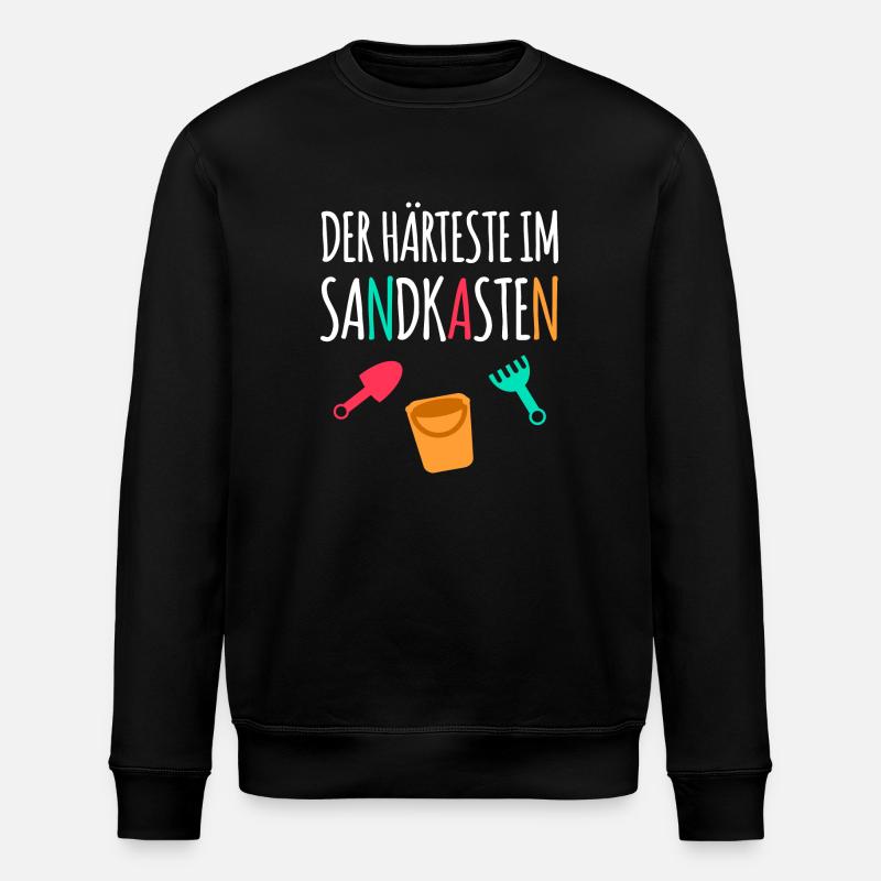 Sandkasten - Stanley/Stella Unisex Bio-Sweatshirt ROLLER - Schwarz