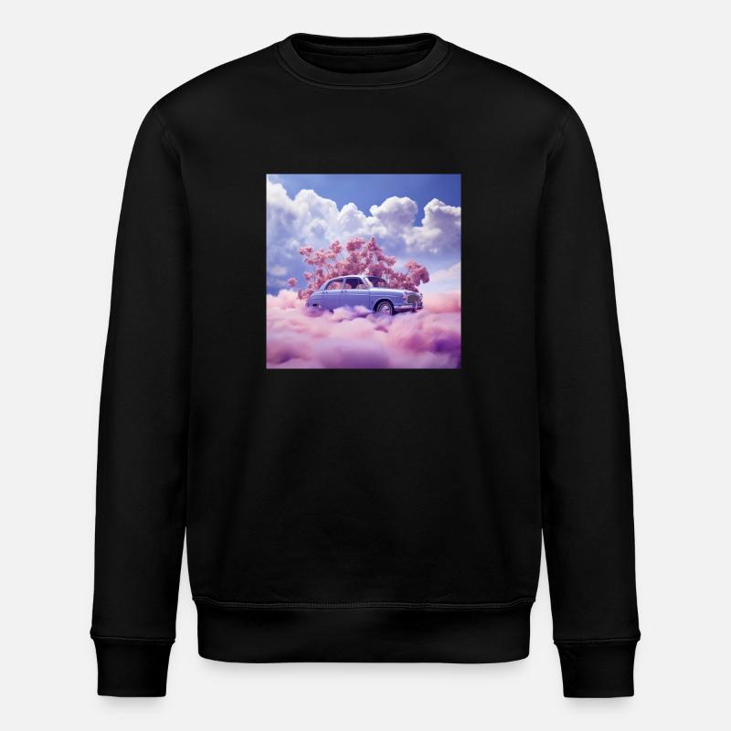 Auto über den Wolken - Stanley/Stella Unisex Bio-Sweatshirt ROLLER - Schwarz