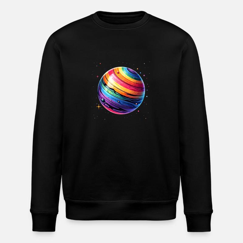 LGBTQ Planet - Stanley/Stella Unisex Bio-Sweatshirt ROLLER - Schwarz