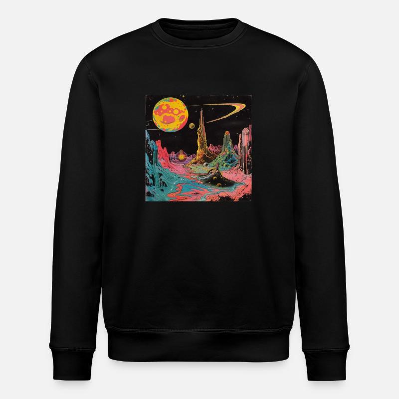 Planète - Sweat bio ROLLER Stanley/Stella Unisexe - noir