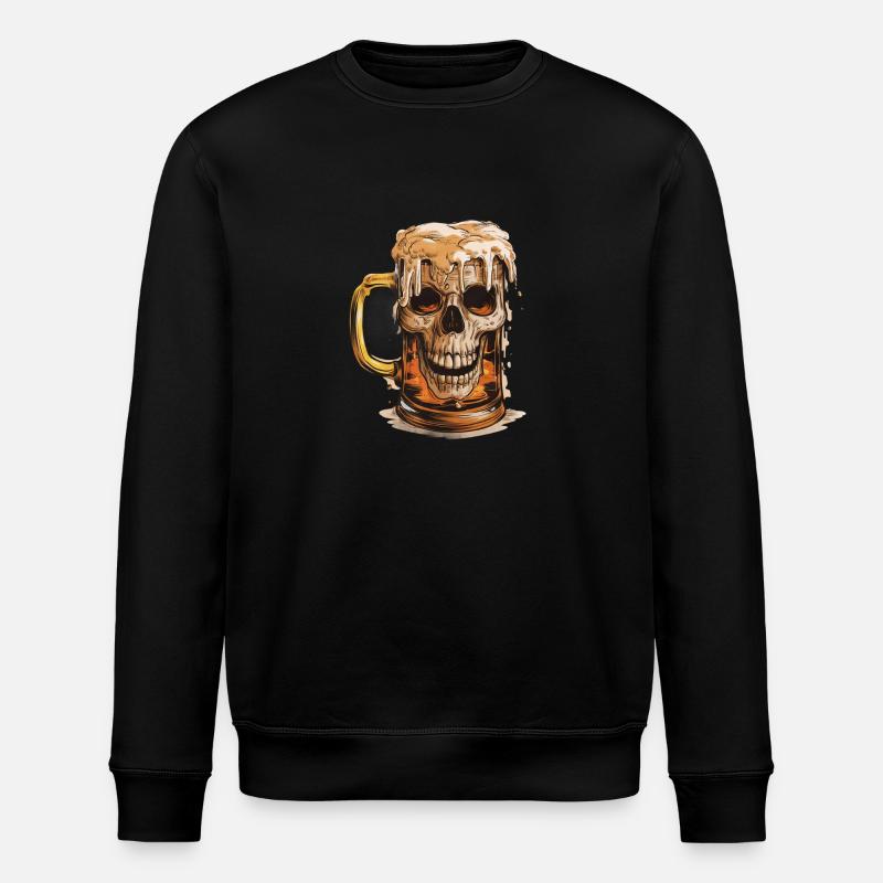 Bier Geschenk - Stanley/Stella Unisex Bio-Sweatshirt ROLLER - Schwarz