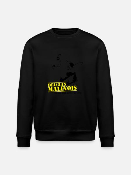 Malinois - Stanley/Stella Unisex Bio-Sweatshirt ROLLER - Schwarz