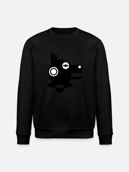 aliencow - Stanley/Stella Unisex Bio-Sweatshirt ROLLER - Schwarz