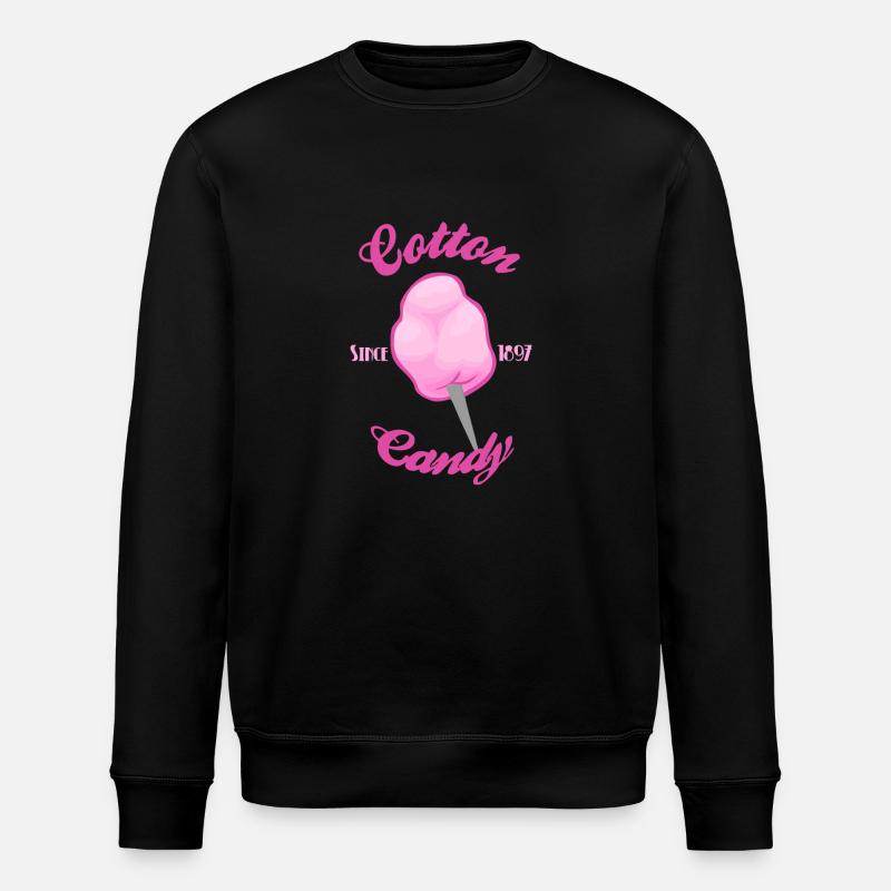 Zuckerwatte 2 - Stanley/Stella Unisex Bio-Sweatshirt ROLLER - Schwarz
