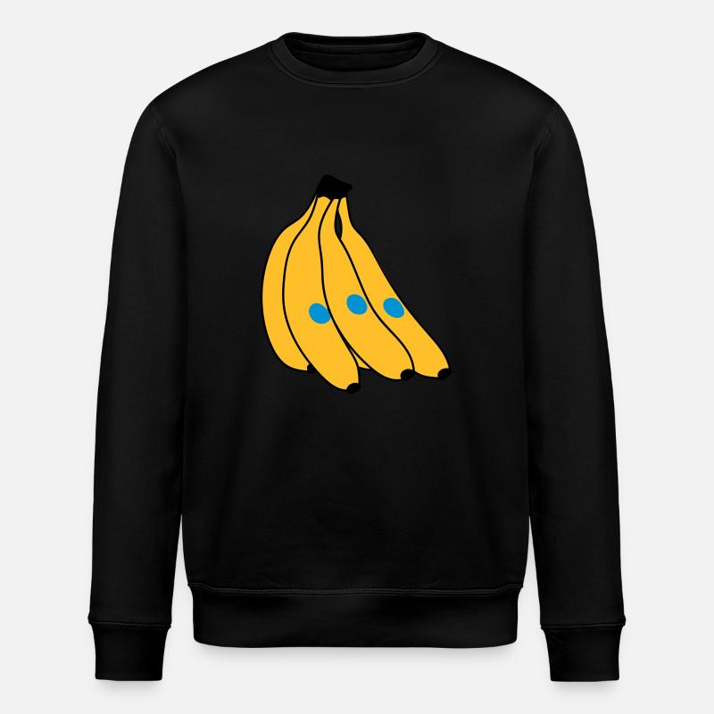 Banane - Sweat bio ROLLER Stanley/Stella Unisexe - noir