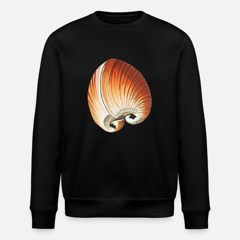 Sandy Seashells - Stanley/Stella ROLLER Unisex Organic Sweatshirt - black