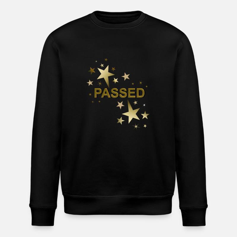 Driver's license passed training passed - Stanley/Stella ROLLER Unisex Organic Sweatshirt - black