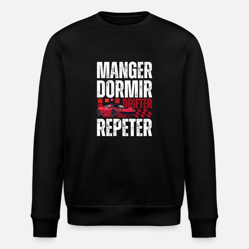 Drifter Repeat - Stanley/Stella ROLLER Unisex Organic Sweatshirt - black