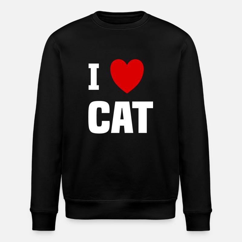 I love Cat - Sweat bio ROLLER Stanley/Stella Unisexe - noir