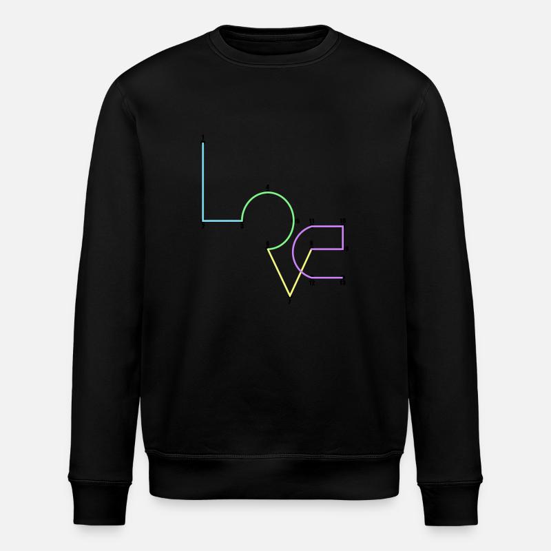 love - Sweat bio ROLLER Stanley/Stella Unisexe - noir