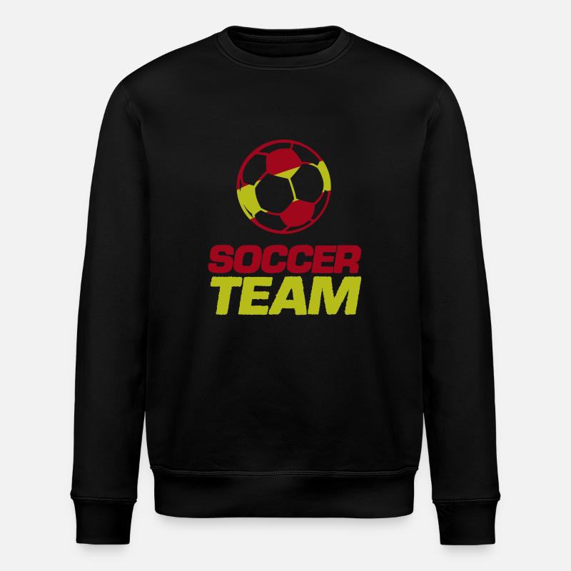 soccer team spain - Stanley/Stella Unisex Bio-Sweatshirt ROLLER - Schwarz