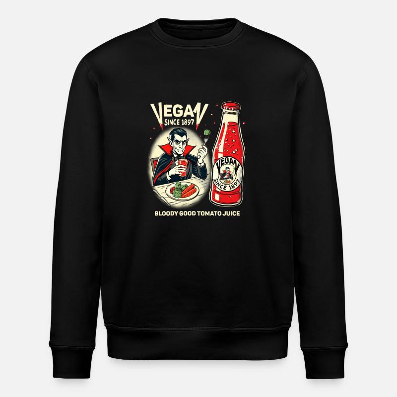 Vegan seit 1897 - Stanley/Stella Unisex Bio-Sweatshirt ROLLER - Schwarz