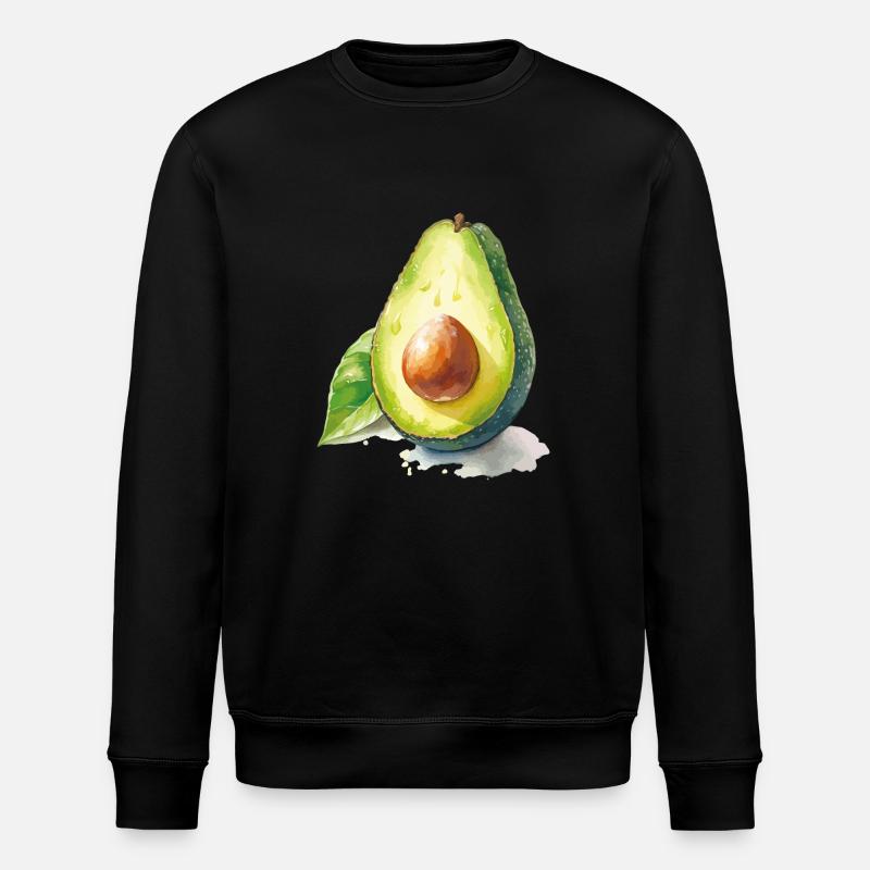 Avocado - Stanley/Stella ROLLER Unisex Organic Sweatshirt - black