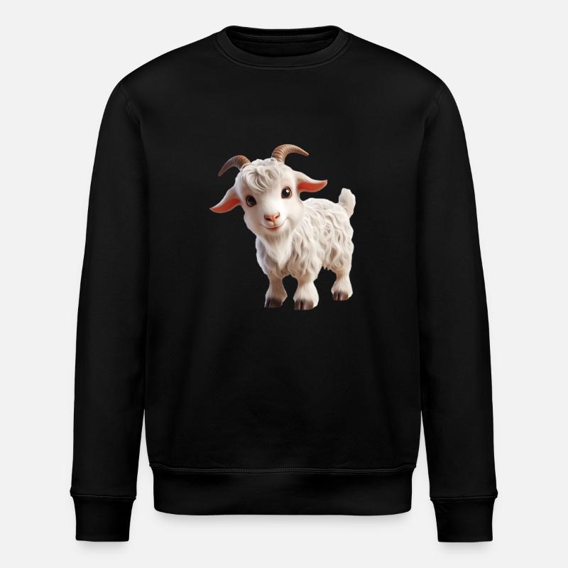 Chèvre 3 - Sweat bio ROLLER Stanley/Stella Unisexe - noir