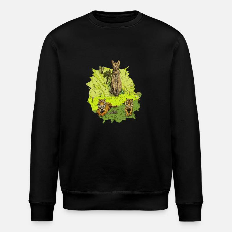 Die Wächter - Stanley/Stella Unisex Bio-Sweatshirt ROLLER - Schwarz