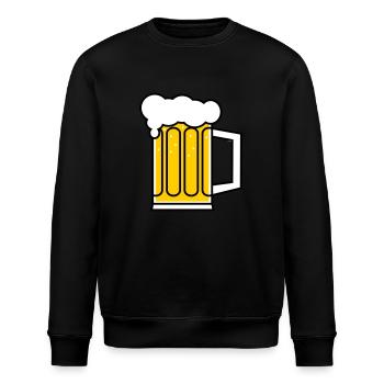 Bier - Stanley/Stella ROLLER Unisex Organic Sweatshirt - black - Front - Nik (191cm)