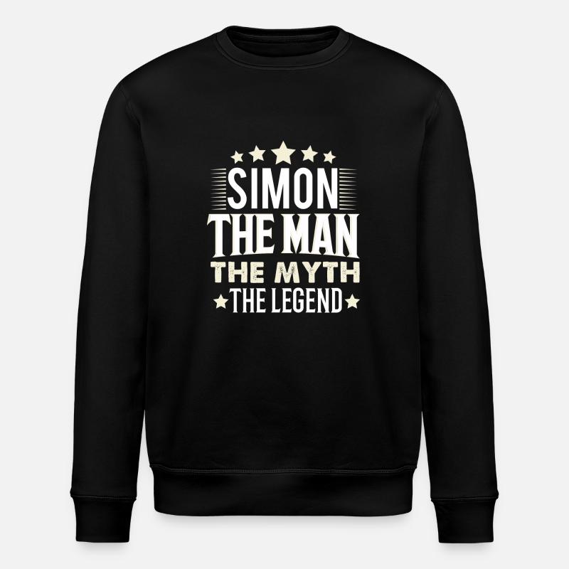 Simon - Stanley/Stella Unisex Bio-Sweatshirt ROLLER - Schwarz