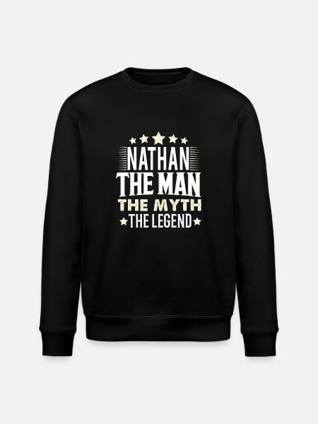 Nathan - Stanley/Stella ROLLER Unisex Organic Sweatshirt - black
