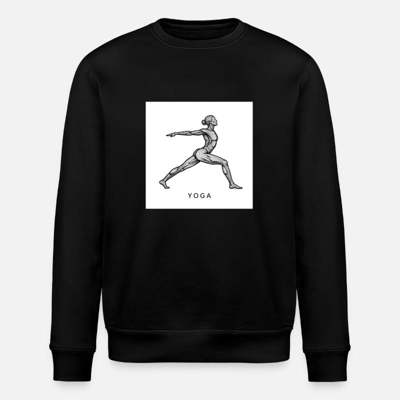 Yoga - Stanley/Stella Unisex Bio-Sweatshirt ROLLER - Schwarz