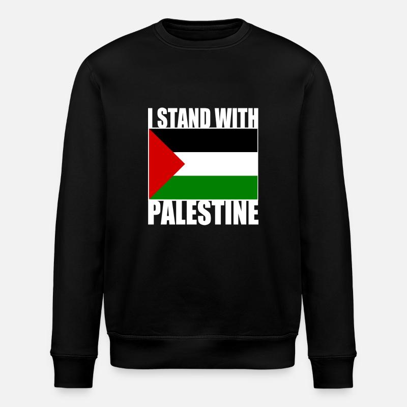 I stand with palestine - Sweat bio ROLLER Stanley/Stella Unisexe - noir