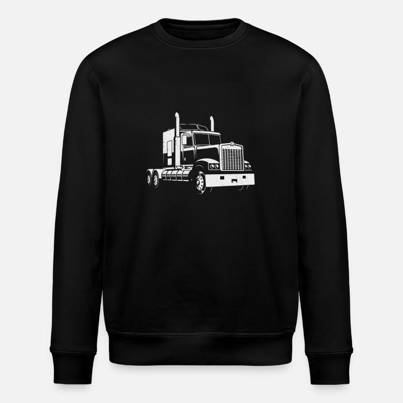 Camion camion - Sweat bio ROLLER Stanley/Stella Unisexe - noir