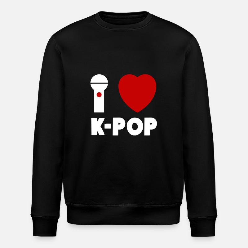 J’adore K-Pop Karaoke Heart - Sweat bio ROLLER Stanley/Stella Unisexe - noir