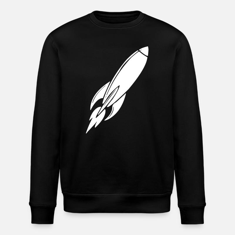 fusée - Sweat bio ROLLER Stanley/Stella Unisexe - noir