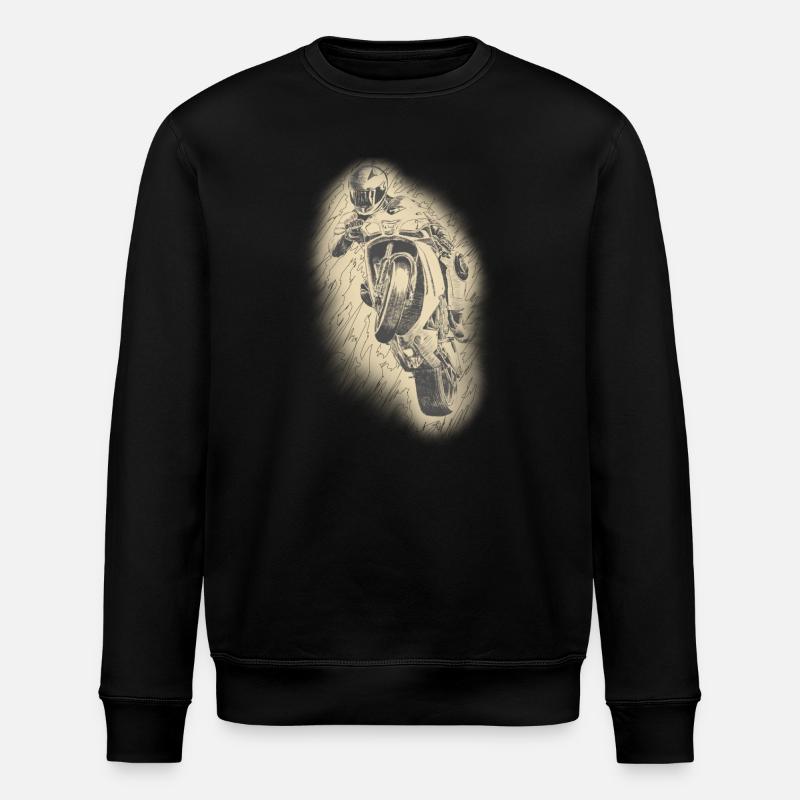 Motorrad - Stanley/Stella Unisex Bio-Sweatshirt ROLLER - Schwarz